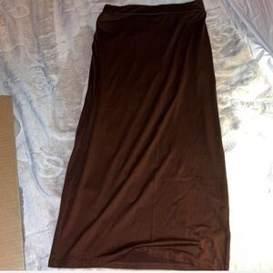 Brown Maxi Skirt - Classic Everyday Style